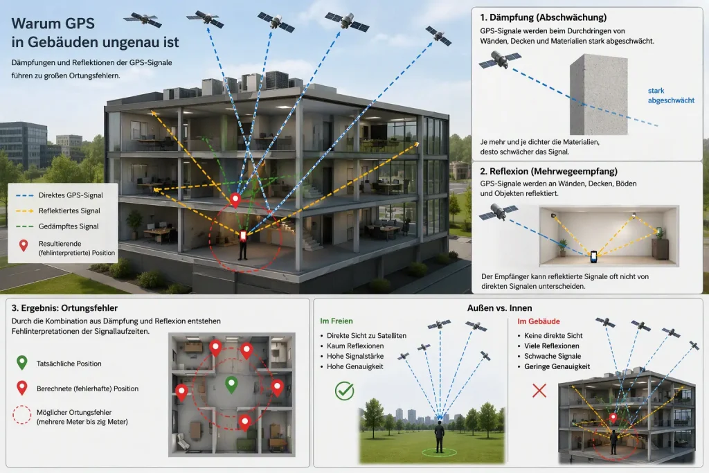 Indoor Ortung mittels GPS