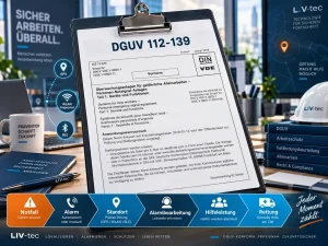 DGUV Regel 112-139 einfach erklärt: Personen-Notsignalanlagen bei Alleinarbeit